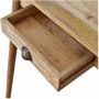 Bureaux - Artisan Furniture en bois massif Mini Style nordique Bureau, 1 Tiroir, Marron - ARTISAN FURNITURE