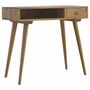 Bureaux - Artisan Furniture en bois massif Nordique Bureau, 1 Tiroir et Niche ouverte, Beige - ARTISAN FURNITURE