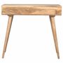 Bureaux - Artisan Furniture en bois massif Nordique Bureau, 1 Tiroir et Niche ouverte, Beige - ARTISAN FURNITURE