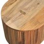 Tables basses - Artisan Furniture en bois massif Soba Boule à couvercle relevable Table basse, 1 Rangement, Marron - ARTISAN FURNITURE