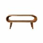 Tables basses - Artisan Furniture Table Basse Amaya Style Nordique Chêne Clair, Fente Ouverte, Beige - ARTISAN FURNITURE