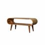 Tables basses - Artisan Furniture Table Basse Amaya Style Nordique Chêne Clair, Fente Ouverte, Beige - ARTISAN FURNITURE