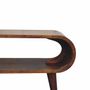 Tables basses - Artisan Furniture Table Basse Amaya Style Nordique, Fente Ouverte, Marron Foncé - ARTISAN FURNITURE