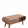 Tables basses - Artisan Furniture Table Basse Amaya Style Nordique, Fente Ouverte, Marron Foncé - ARTISAN FURNITURE