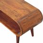 Tables basses - Artisan Furniture Table Basse Amaya Style Nordique, Fente Ouverte, Marron Foncé - ARTISAN FURNITURE