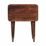 Night tables - Artisan Furniture Solid Wood Astor 2-Drawer Nightstand, Brown - ARTISAN FURNITURE