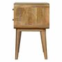 Tables de nuit - Artisan Furniture Table de Nuit Courbe Oak-ish, 2 Tiroirs, Beige - ARTISAN FURNITURE