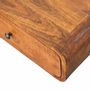 Night tables - Artisan Furniture Solid Wood Avora Wall-Mounted Chestnut 1 Drawer Nightstand, Dark Brown - ARTISAN FURNITURE
