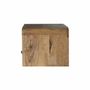 Night tables - Artisan Furniture Solid Wood Chunky Floating Nightstand, 1 Drawer with 1 Open-Shelf, Oak-ish, Brown - ARTISAN FURNITURE