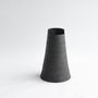 Ceramic - Cut medium vase - naked dark - STUDIONUDO