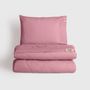 Bed linens - Double bed linen set ,100 % Cotton Ranforce, Lagom ,Rose - DILIOS