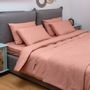 Bed linens - Single bed linen set ,100 % cotton ranforce, Peach - DILIOS