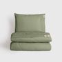 Bed linens - Single bed linen set ,100 % cotton ranforce, Green - DILIOS