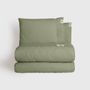 Bed linens - Double bed linen set ,100 % cotton ranforce, Green - DILIOS