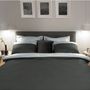 Bed linens - Double bed linen set, 100% Cotton Sateen, Smoky/ Silvery - DILIOS
