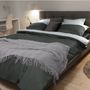 Bed linens - Double bed linen set, 100% Cotton Sateen, Smoky/ Silvery - DILIOS