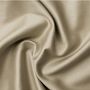 Linge de lit - Drap-housse en satin, 160x200x25, Taupe - DILIOS