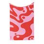 Cotton Throw Blanket in Pink & Red - KLEKKS NO. 8