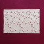Embroidered Linen Placemat | VISCHIO Bordeaux