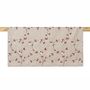 Embroidered Linen Table Runner | VISCHIO Bordeaux