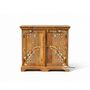 Jaipur Hand-Painted Solid Wood Storage Cabinet