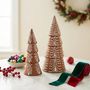 Paper Mache Gingerbread Trees