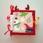 Christmas Interactive Textile Book | Handmade Quiet Book for Children
