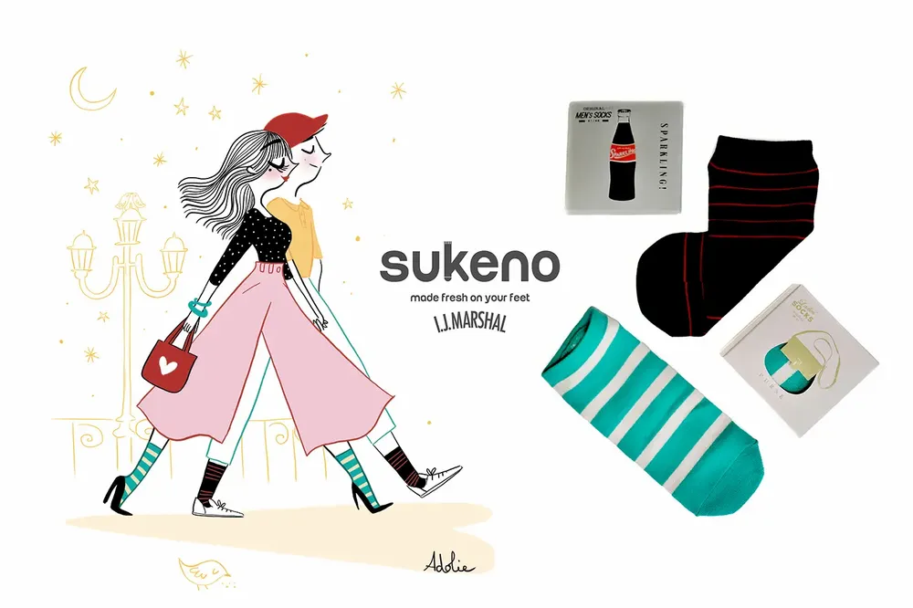 Gifts - Men's Socks\" Plus One\”/SUKENO SOCKS - ABINGPLUS