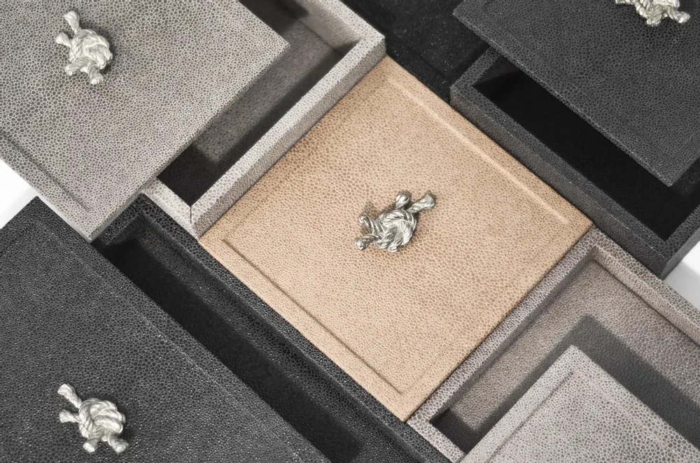 Decorative objects - Decorative Leather Boxes - PINETTI