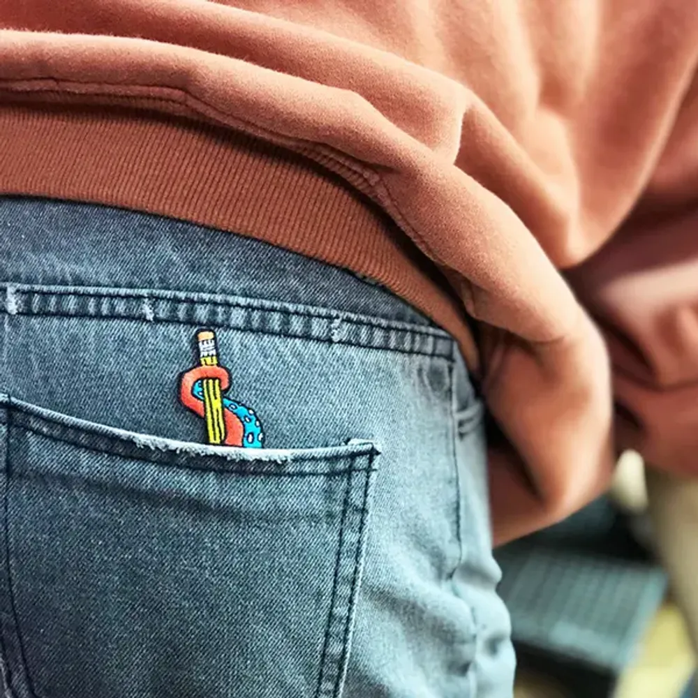 Prêt-à-porter - Stickers brodés de poche - Marine life - SCIENCE INTERNATIONAL CO., LTD