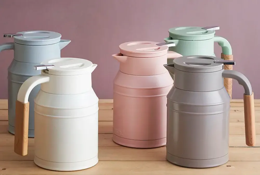 Accessoires thé et café - Thermos, réservoir d’un litre en inox - collection Desktop Pot Tank / Mosh ! - ABINGPLUS