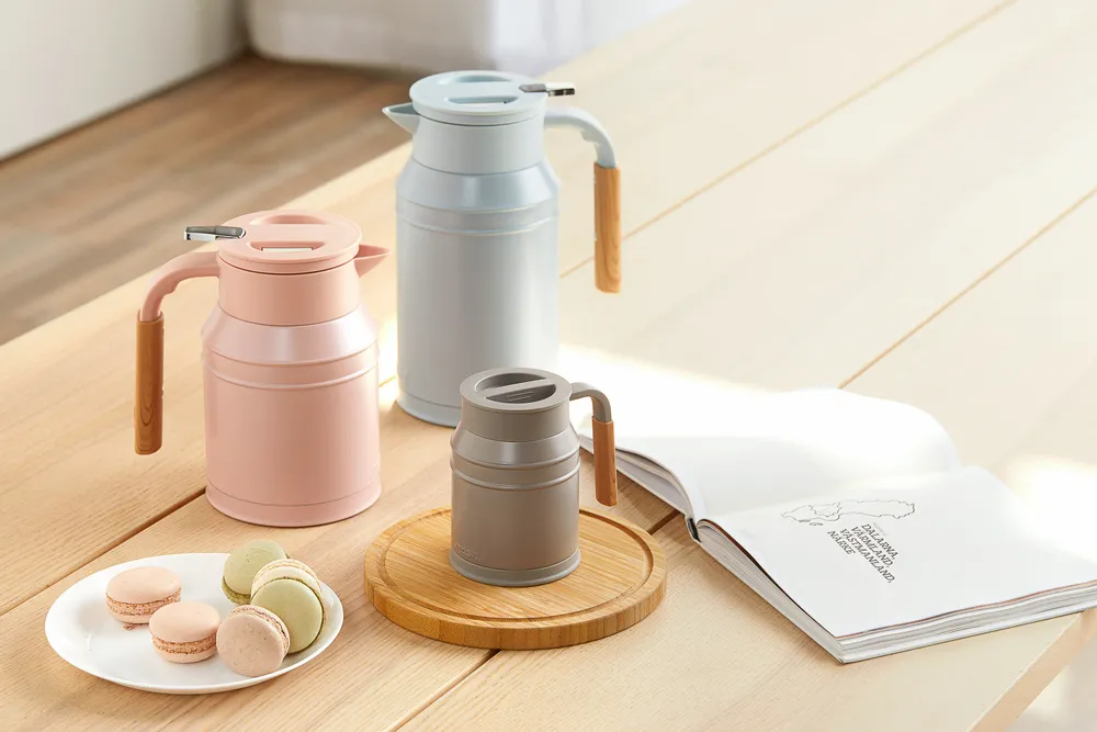 Accessoires thé et café - Thermos, réservoir d’un litre en inox - collection Desktop Pot Tank / Mosh ! - ABINGPLUS