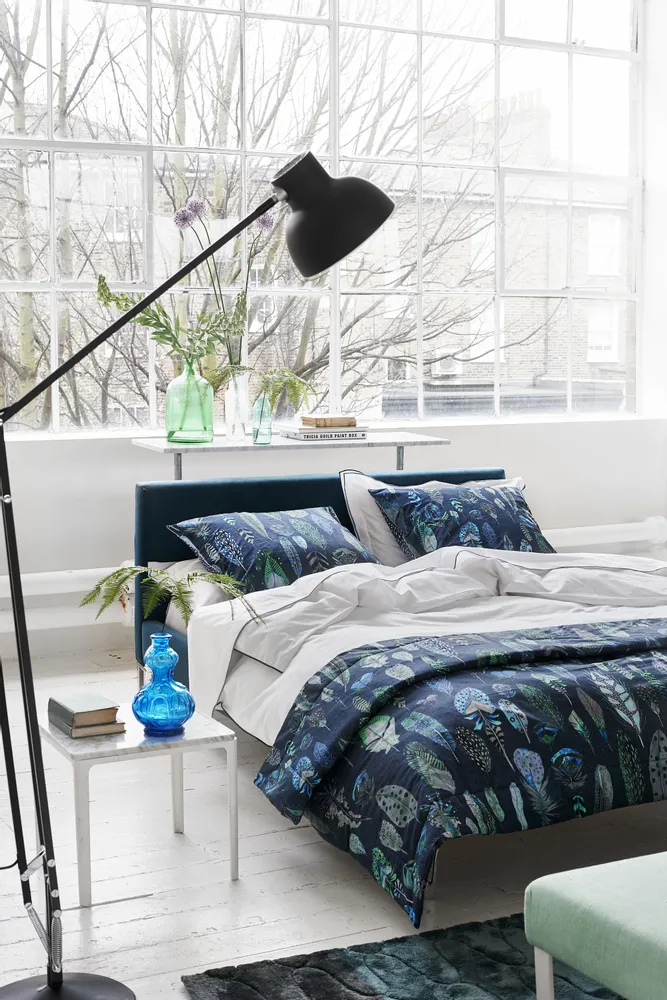 Linge de lit - Parure de lit unie en percale de coton, ASTOR - DESIGNERS GUILD