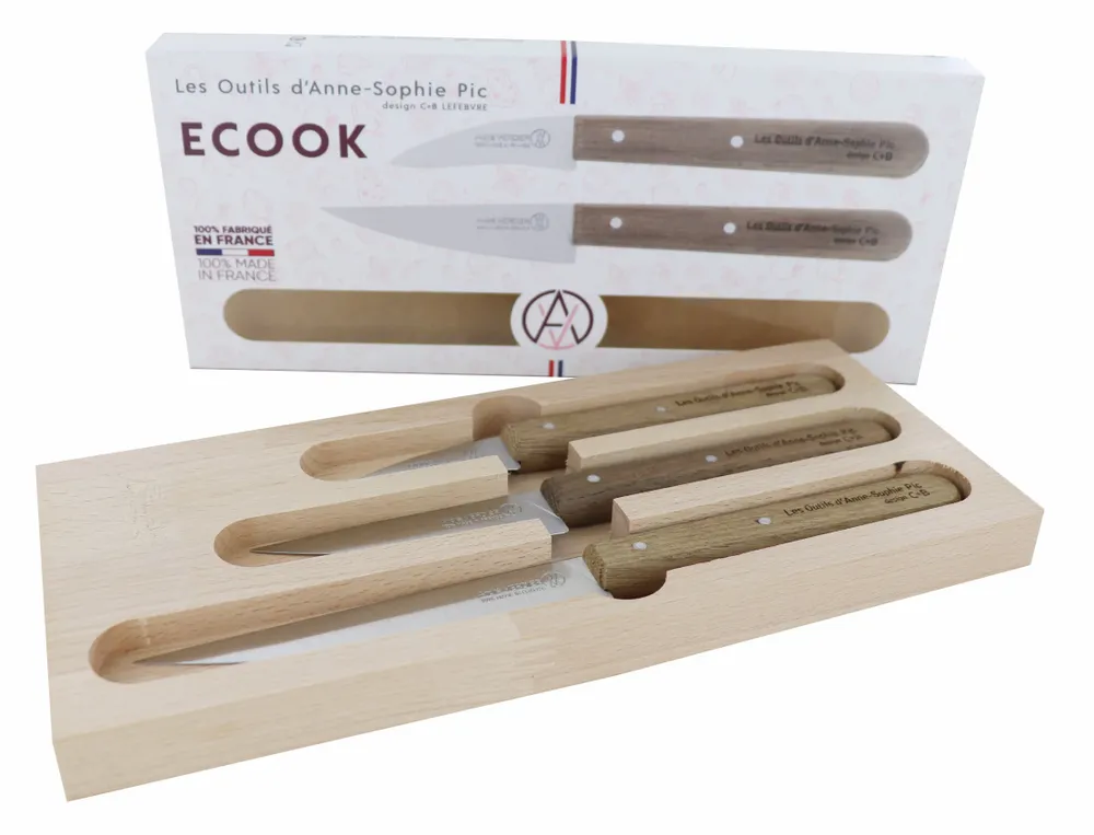 Couteaux - ECOOK - Collaboration avec Anne-Sophie Pic et C+B Lefebvre - VERDIER COUTELLERIE