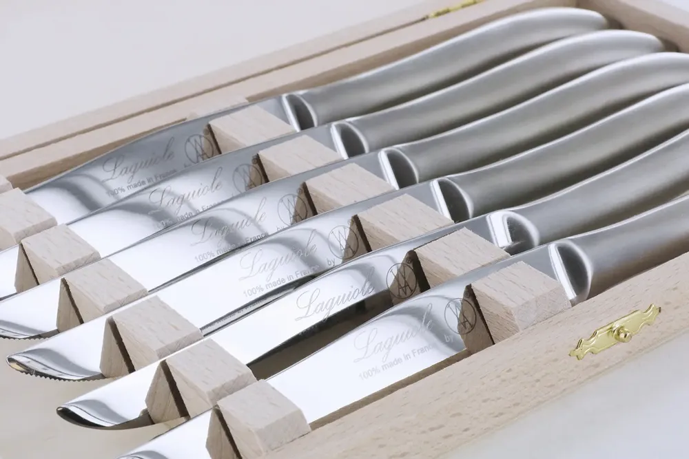 Knives - LAGUIOLE ANDRÉ VERDIER steak knives - Design - VERDIER COUTELLERIE