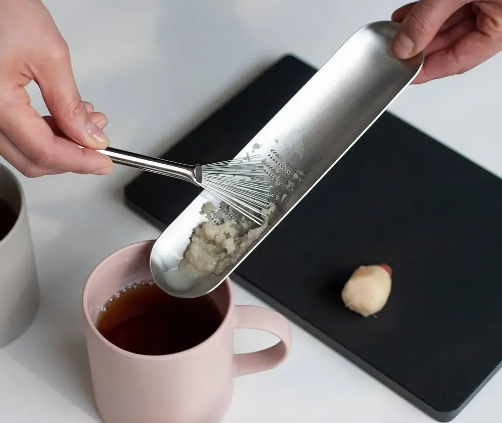 Kitchen utensils - Hake brush for Oros stainless steel graters - EAToco/YOSHIKAWA collection - ABINGPLUS