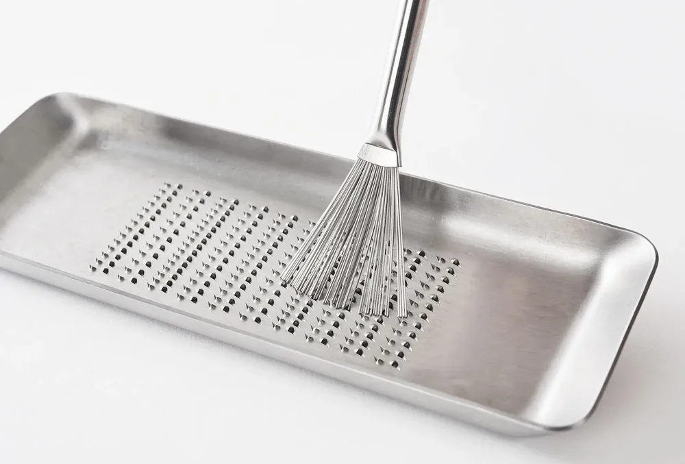 Kitchen utensils - Hake brush for Oros stainless steel graters - EAToco/YOSHIKAWA collection - ABINGPLUS