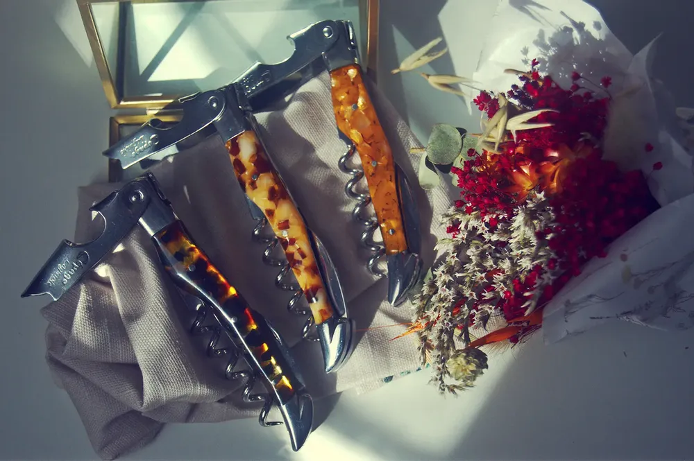 Wine accessories - LAGUIOLE SOMMELIER ANDRE VERDIER - Cépage Prestige 2 bolsters - VERDIER COUTELLERIE