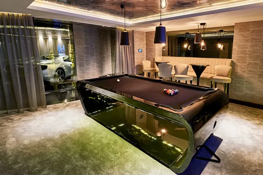 Objets design - Billard design Blacklight - BILLARDS ET BABY-FOOT TOULET