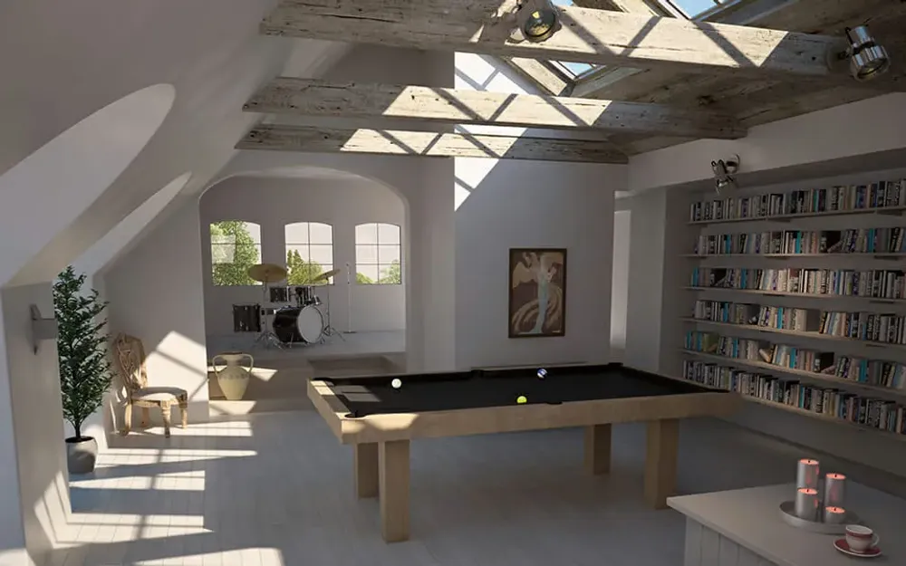 Objets design - Pool table Purity - BILLARDS ET BABY-FOOT TOULET