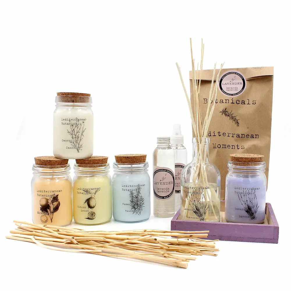 Candles - Mediterranean Botanical scented candles and reed diffusers - WAX DESIGN - BARCELONA