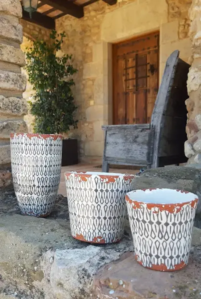 Candles - Geometric ceramic scented candle - WAX DESIGN - BARCELONA