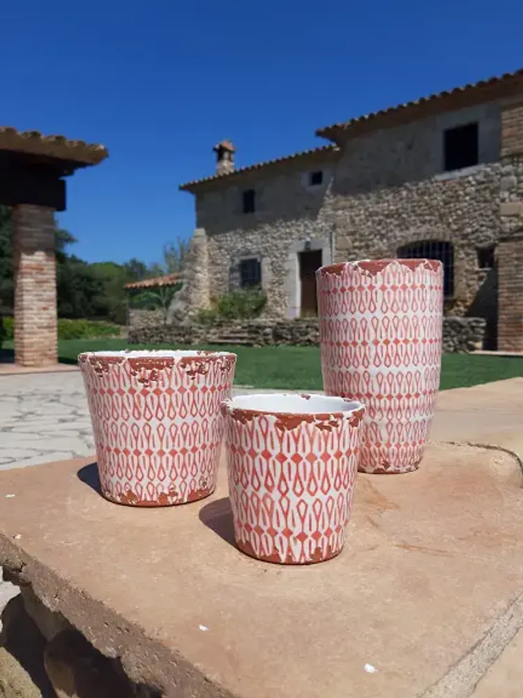 Candles - Geometric ceramic scented candle - WAX DESIGN - BARCELONA