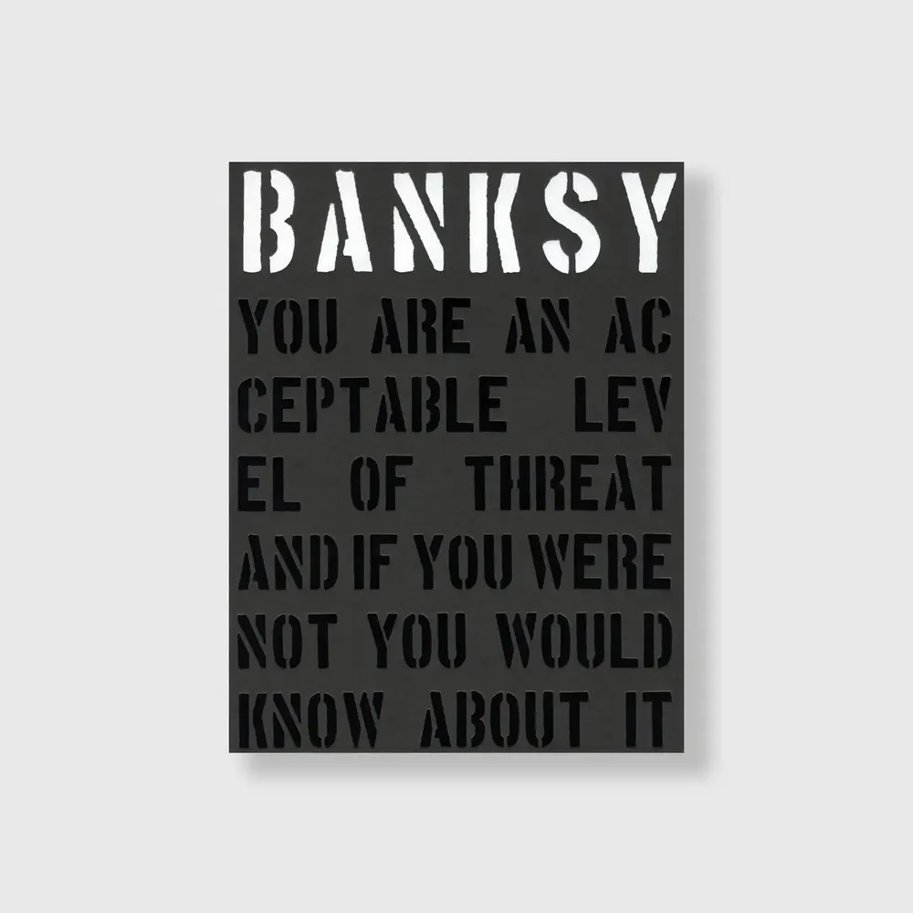 Outdoor decorative accessories - Banksy – You are an acceptable level of threat | Book - NEW MAGS