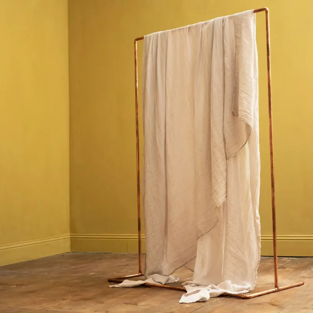 Objets de décoration - Rideaux en chanvre - COULEUR CHANVRE