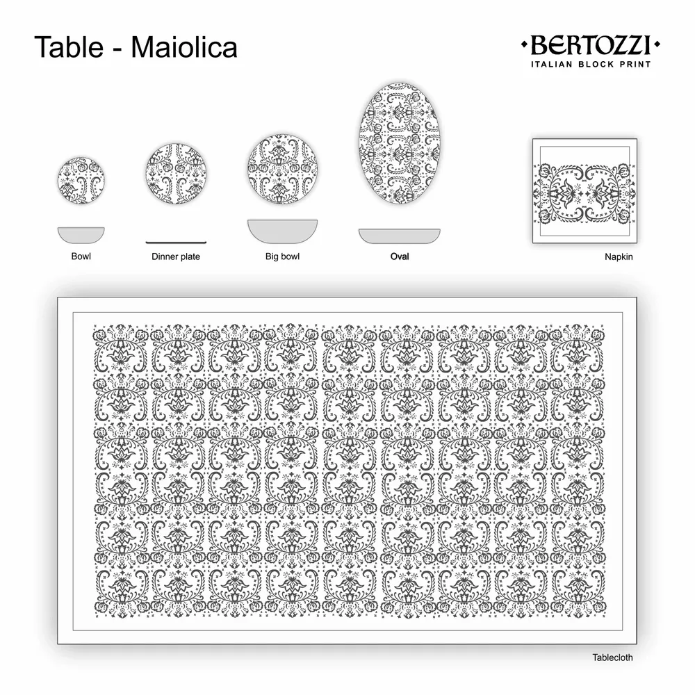 Curtains and window coverings - Fabrics - MAIOLICA II - BERTOZZI