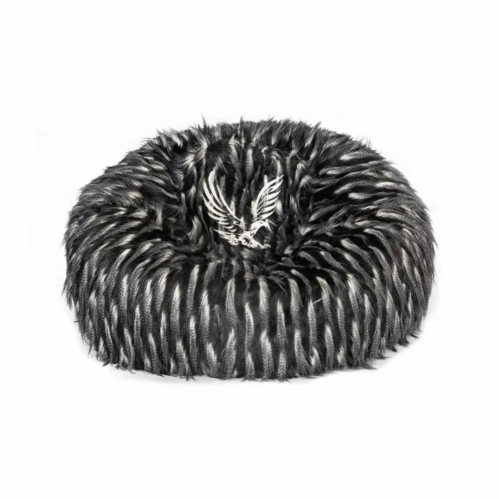 Fabric cushions - Faux fur embroidery cushions/beanbag - MX HOME