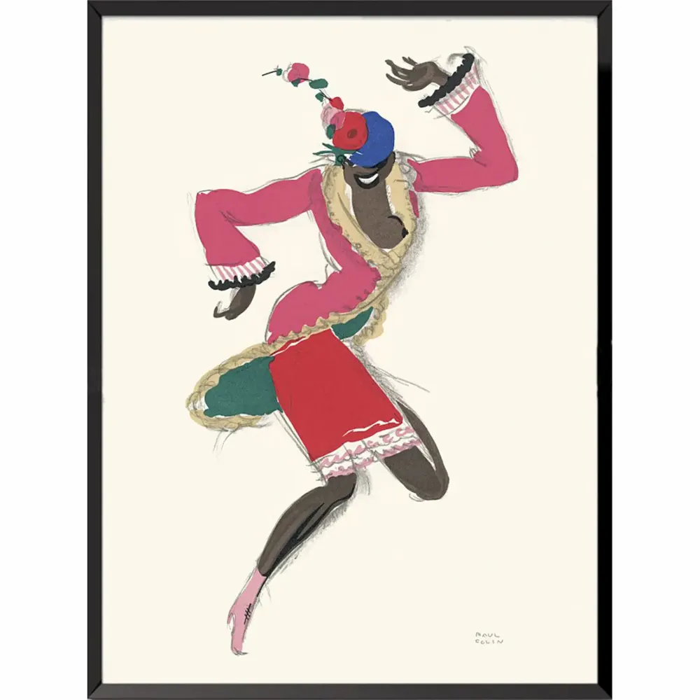 Hotel bedrooms - POSTER JOSÉPHINE BAKER 30 x 45 cm - BILLPOSTERS.FR