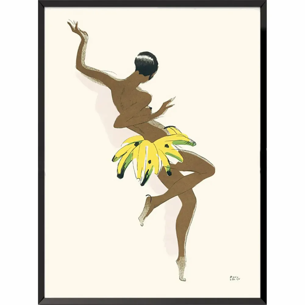 Hotel bedrooms - POSTER JOSÉPHINE BAKER 30 x 45 cm - BILLPOSTERS.FR