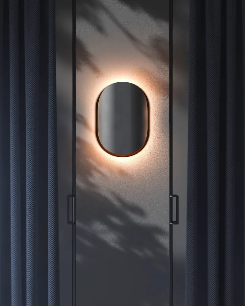 Aménagements pour bureau - Applique Astra en laiton brossé, Patine Blanche, LED 2000k Par Victoria Magniant - VICTORIA MAGNIANT POUR GALERIE V